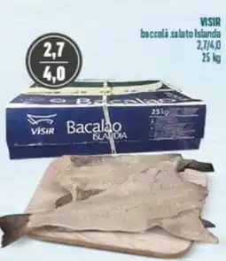Gruppo di Palo VISIR baccalà salato Islanda offerta