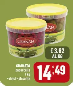 Gruppo di Palo GRANATA papaccelle offerta