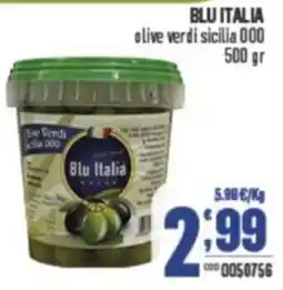 Gruppo di Palo BLU ITALIA olive verdi sicilia 000 offerta