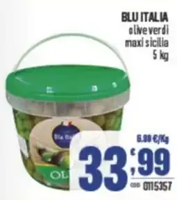 Gruppo di Palo BLU ITALIA olive verdi maxi sicilia offerta
