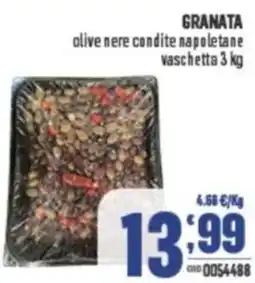 Gruppo di Palo GRANATA olive nere condite napoletane vaschetta offerta