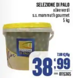 Gruppo di Palo SELEZIONE DI PALO olive verdi s.s.mammuth gourmet offerta