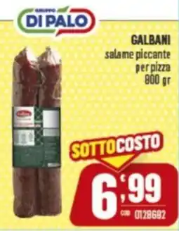 Gruppo di Palo GALBANI salame piccante per pizza offerta