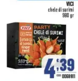 Gruppo di Palo VICI chele di surimi offerta
