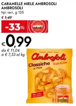Bennet Caramelle miele AMBROSOLI offerta