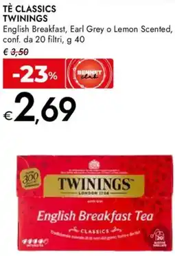 Bennet Tè classics TWININGS offerta