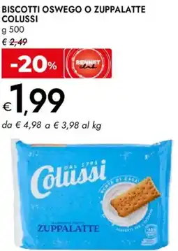 Bennet Biscotti oswego o zuppalatte COLUSSI offerta