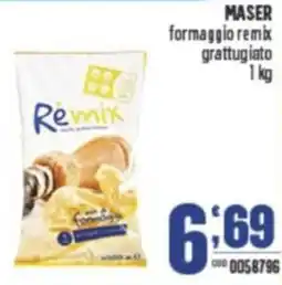 Gruppo di Palo MASER formaggio remix grattugiato offerta
