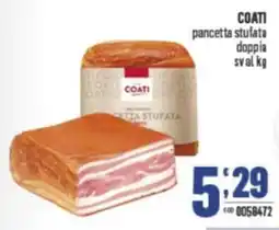 Gruppo di Palo COATI pancetta stufata doppia sv offerta