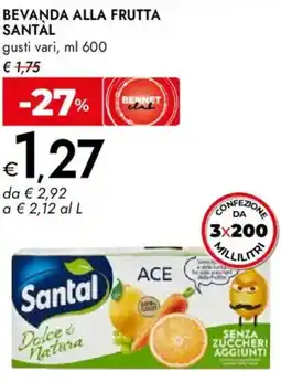 Bennet Bevanda alla frutta SANTÀL offerta