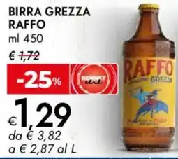 Bennet Birra grezza RAFFO offerta