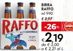 Bennet Birra RAFFO offerta
