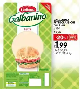 Bennet Galbanino fette classiche GALBANI offerta