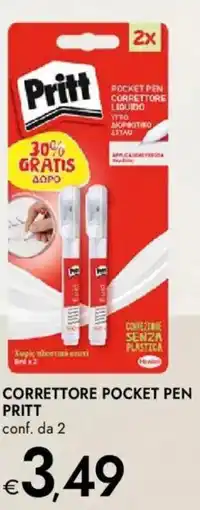 Bennet Correttore pocket pen PRITT offerta