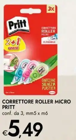 Bennet Correttore roller micro PRITT offerta