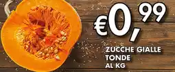 Coal Zucche gialle tonde offerta