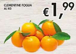 Coal Clementine foglia offerta