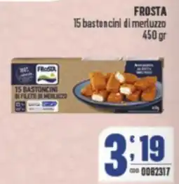 Gruppo di Palo FROSTA 15 bastoncini di merluzzo offerta