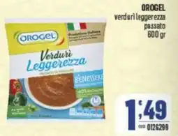 Gruppo di Palo OROGEL verduri leggerezza passato offerta