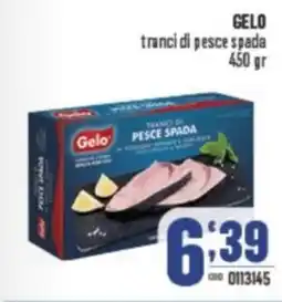 Gruppo di Palo GELO tranci di pesce spada offerta
