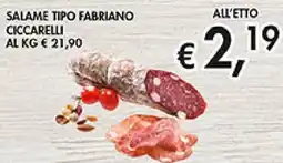 Coal Salame tipo fabriano ciccarelli offerta