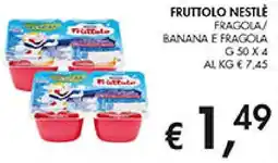 Coal Fruttolo nestlé fragola/ banana offerta