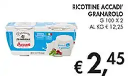 Coal Ricottine accadi GRANAROLO offerta