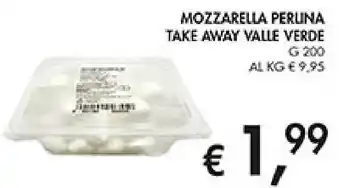 Coal Mozzarella peruna take away VALLE VERDE offerta