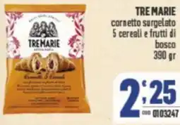Gruppo di Palo TRE MARIE cornetto surgelato 5 cereali e frutti di bosco offerta
