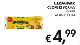 Coal Leerdammer cuore di forma offerta