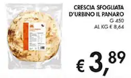 Coal Crescia sfogliata d'urbino il panaro offerta