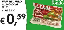 Coal Wurstel puro suino COAL offerta