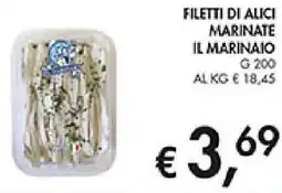 Coal Filetti di alici marinate il marinaio offerta