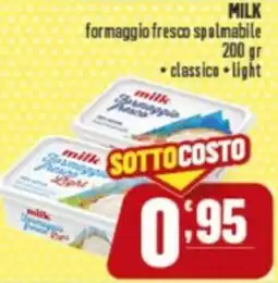 Gruppo di Palo MILK formaggio fresco spalmabile offerta