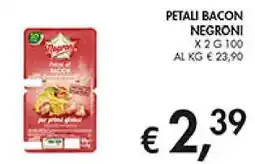 Coal Petali bacon NEGRONI offerta
