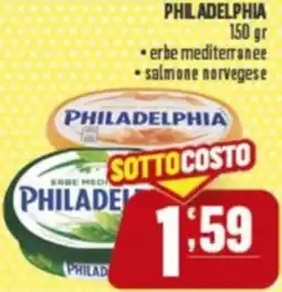 Gruppo di Palo PHILADELPHIA erbe mediterranee salmone norvegese offerta