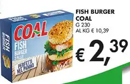 Coal Fish burger COAL offerta