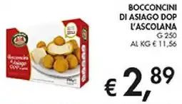 Coal Bocconcini di asiago dop L'ASCOLANA offerta