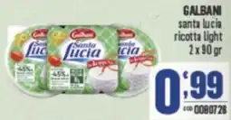 Gruppo di Palo GALBANI santa lucia ricotta light offerta