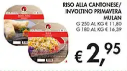 Coal Riso alla cantonese/ involtino primavera mulan offerta