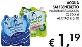 Coal Acqua san benedetto naturale/gassata offerta