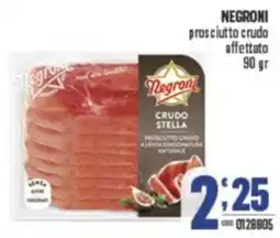 Gruppo di Palo NEGRONI prosciutto crudo affettato offerta