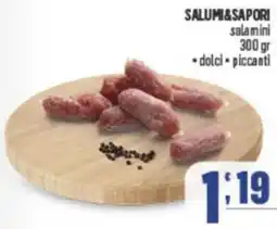 Gruppo di Palo SALUMI&SAPORI salamini offerta