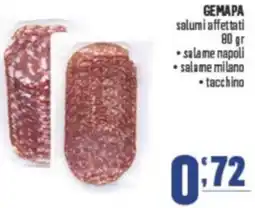 Gruppo di Palo GEMAPA salumi affettati offerta