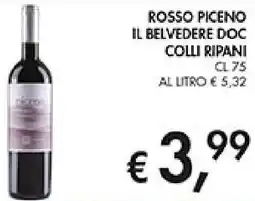 Coal Rosso piceno il belvedere doc colli ripani offerta