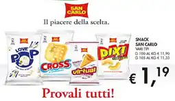Coal Snack SAN CARLO offerta