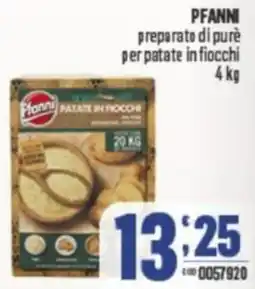 Gruppo di Palo PFANNI preparato di purè per patate in fiocchi offerta