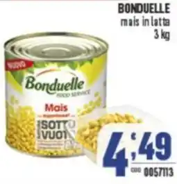 Gruppo di Palo BONDUELLE mais in latta offerta