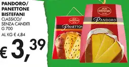 Coal Pandoro/ panettone bistefani classico/ senza canditi offerta