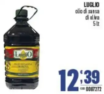 Gruppo di Palo LUGLIO olio di sansa di oliva offerta